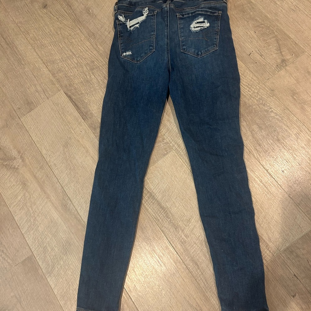 American Eagle Outfitters Dark Blue Skinny Jeans